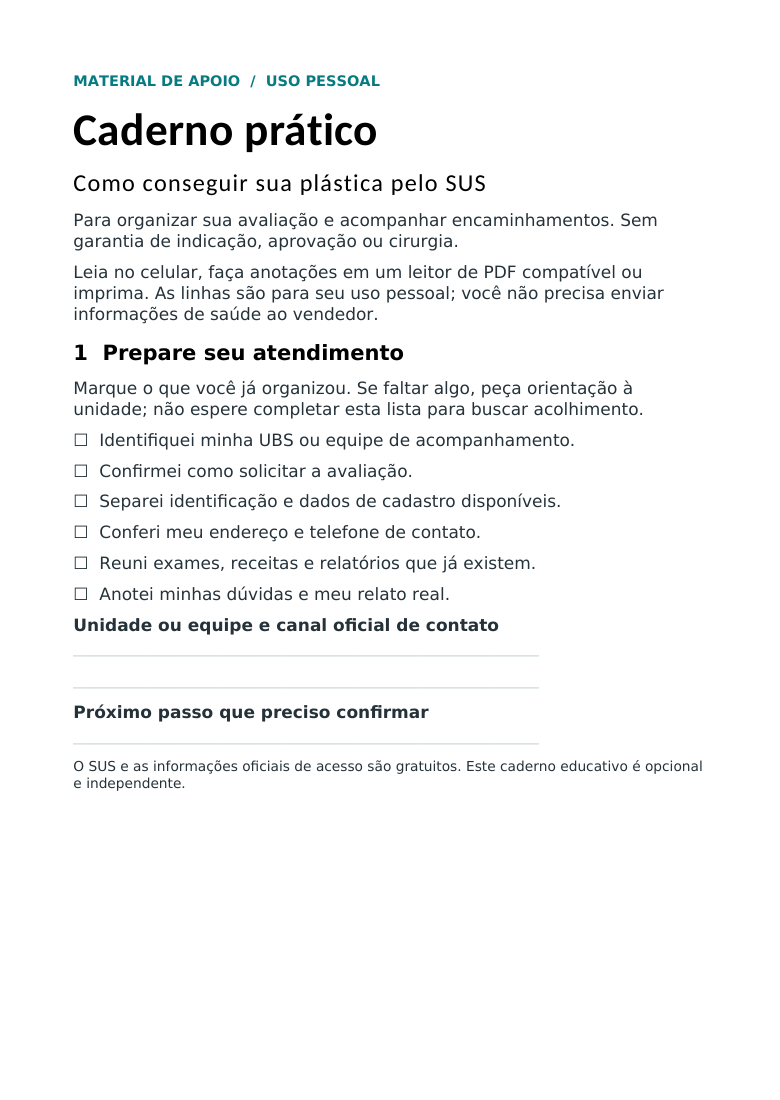 Primeira página do caderno prático em PDF.